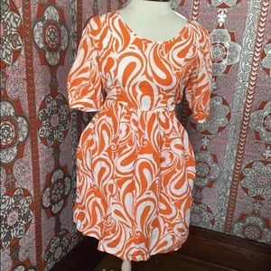 Retro mod mini dress